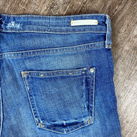 Anthropologie Pilcro and The Letterpress stet fit denim midi casual Shorts - Picture 5 of 5